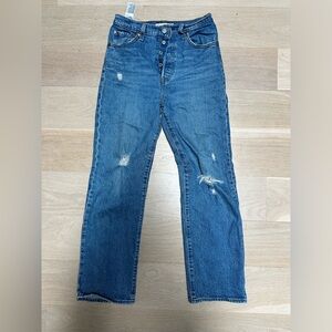 Levi’s ribcage straight ankle jeans size 26